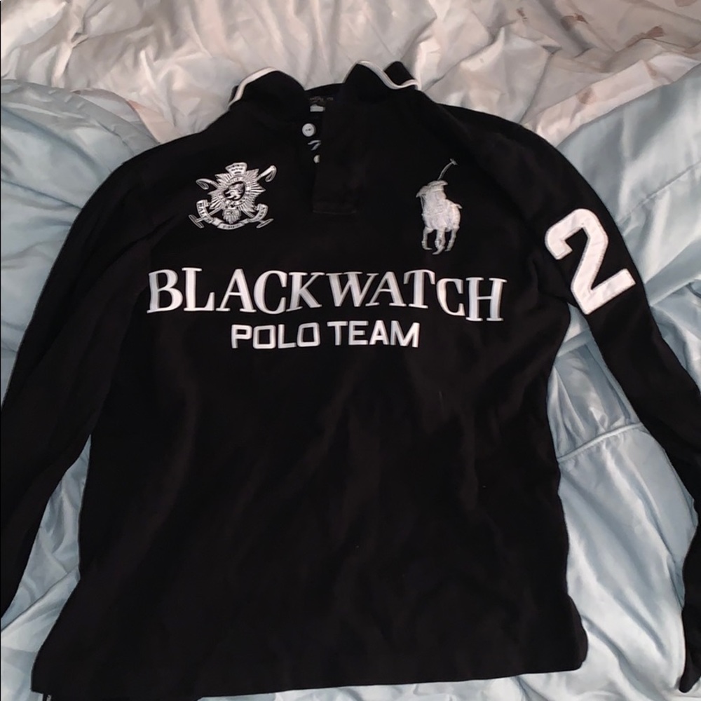 Polo black watch custom fit medium